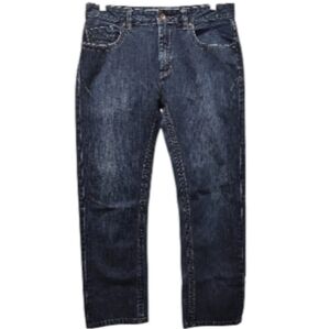 Quiksilver Dark Blue Wash Straight Leg Jeans Men’s 33x32